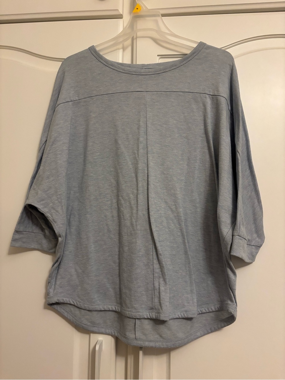 a.n.a Light Blue Relaxed Boxy Dolman Sweatshirt